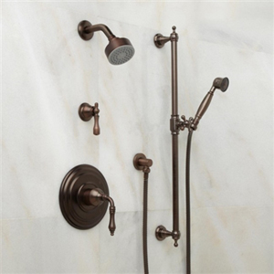 Oil Rubbed Bronze Shower Faucet 2-Handle